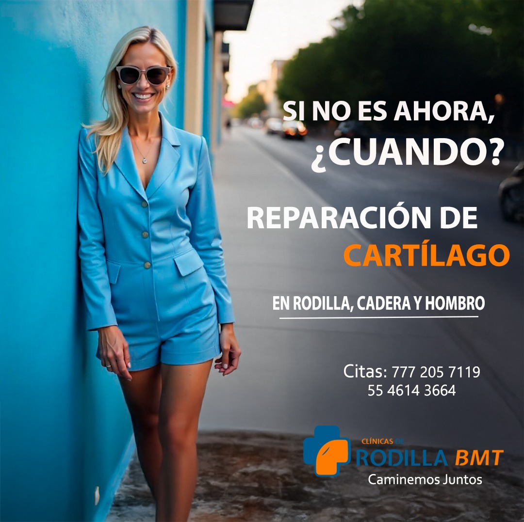 Reparación de cartílago en rodilla